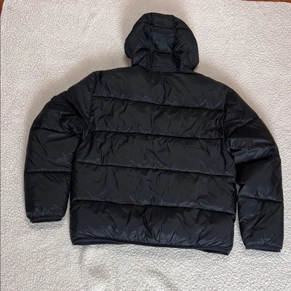 Hollister Men's Black Puffer Jacket